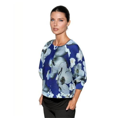 Floral Button Jacket - JK1108